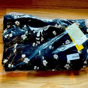 Kyte Baby Midnight Magnolia Long Sleeve Sleep Bag Walker 1.0 Tog